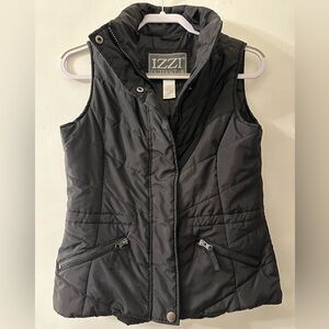 Women's Black Quilted Vest